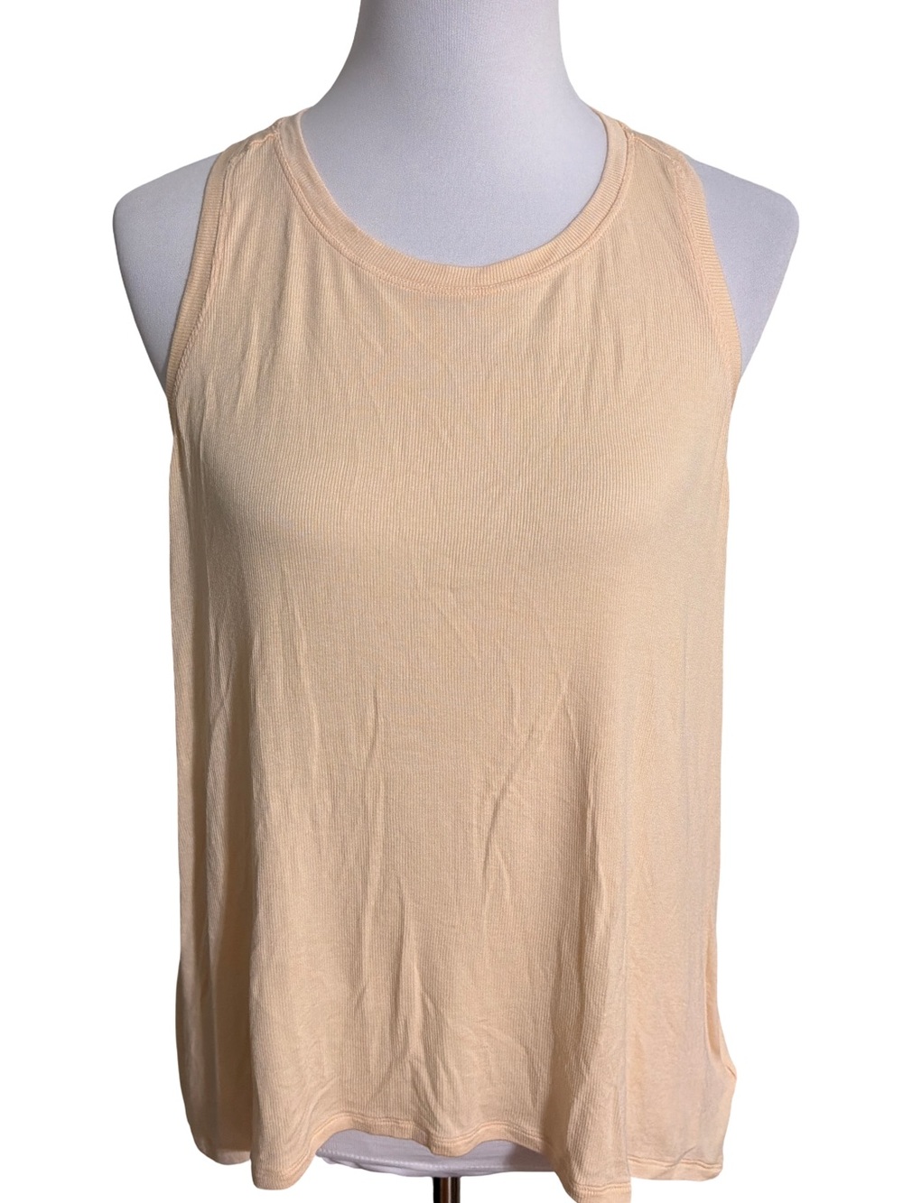 Athleta Peach Crewneck Tank Top
